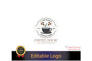 Coffee Shop Logo Design Template, a Branding & Logo Template by YUDesignStore (Thumbnail 1 of 7)