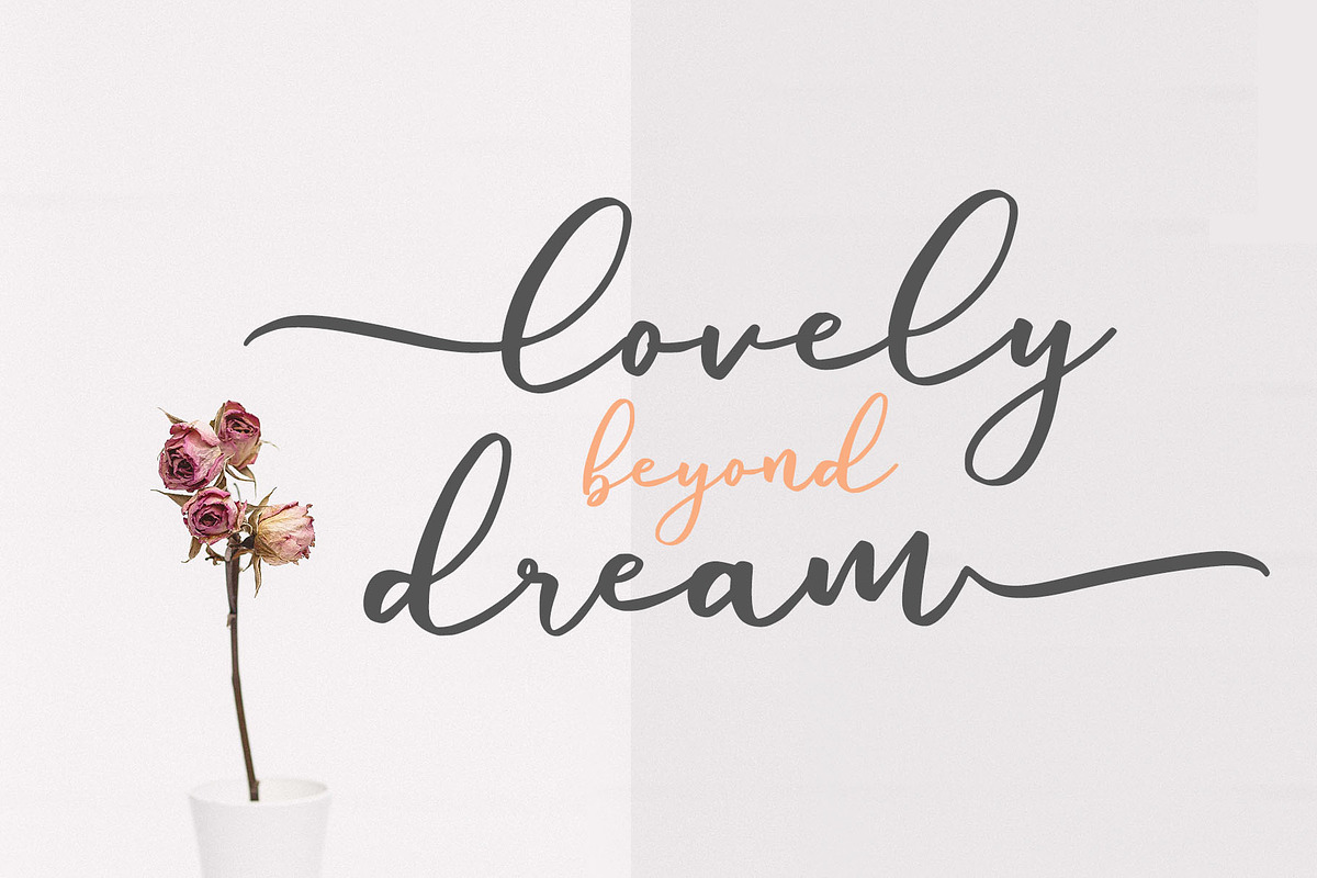 Masitha - A Lovely Script Font preview 2