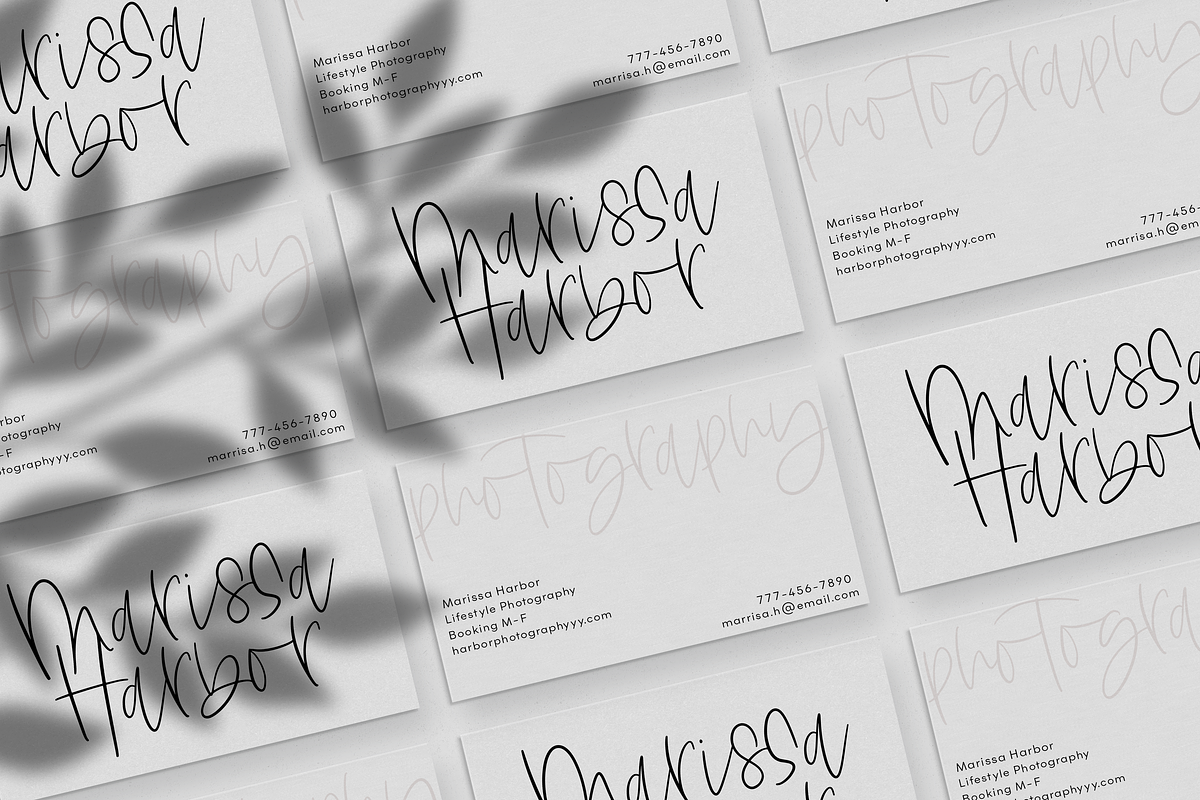 The Messa - Handwritten Script Font preview 4