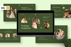 Wedding Organizer - Wedding GSL, a Presentation Template by Deepslide Studio