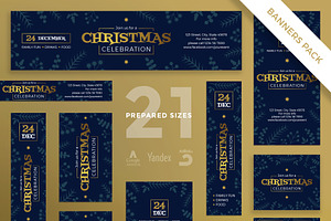 Banners Pack Christmas Celebration