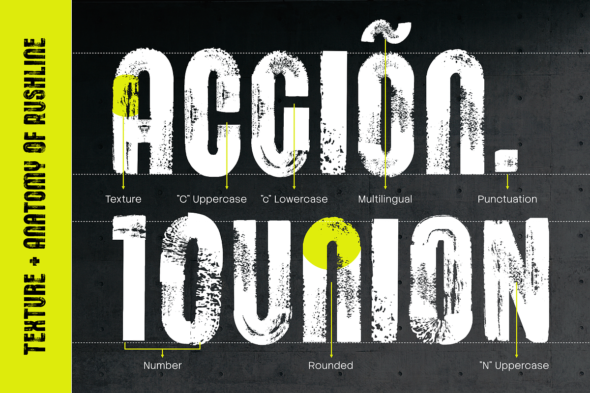 Rushline - Bold Dry Brush Sport Font, a Sans Serif Font by Typia Nesia (Photo 9 of 9)