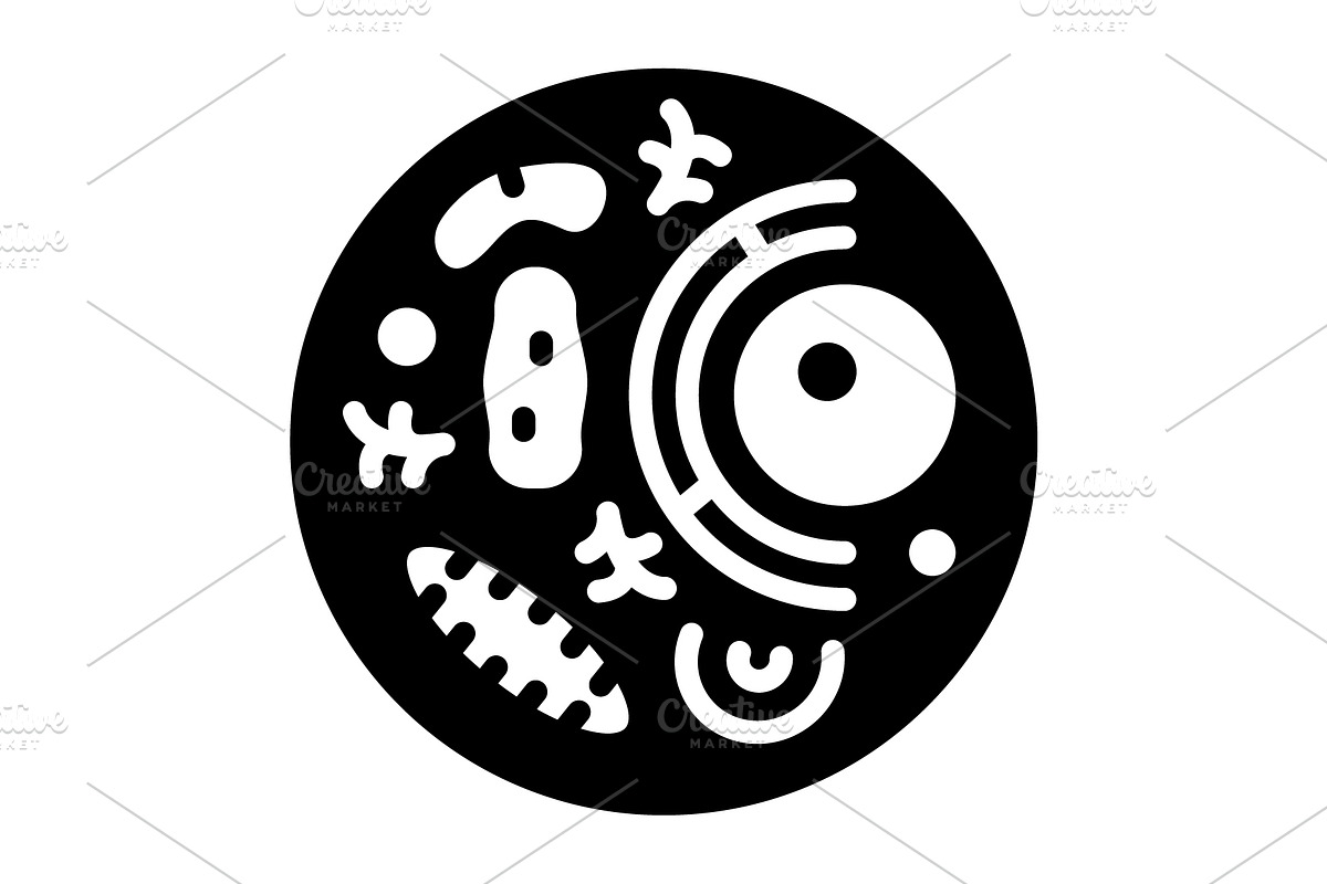 Cell germ solid icon, a Solid Icon by Creative priyanka
