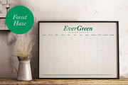 Undated Eco Wall Calendar Template, a Poster Template by Elibee (Thumbnail 5 of 8)