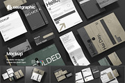 Modern Stationery Branding Mockup, an Advertising Mockup by East Gallery (Thumbnail 1 of 15)