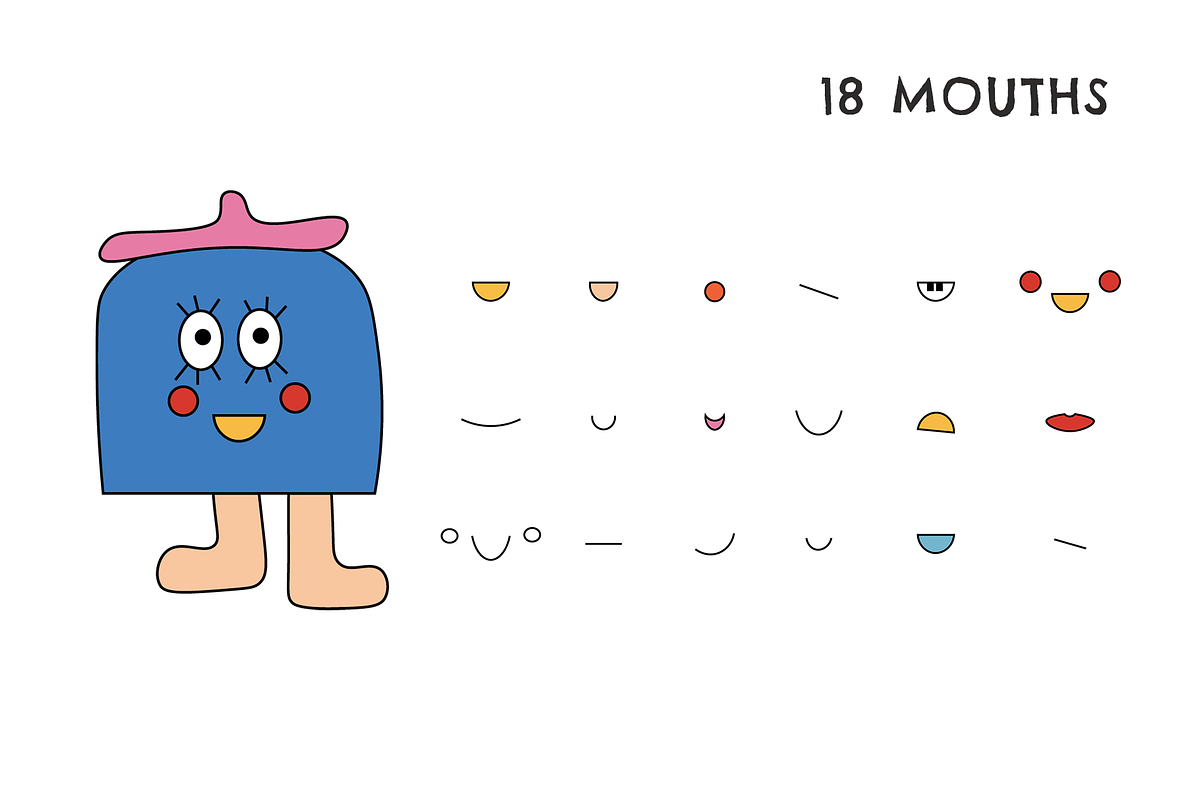 Abstract Characters Vector Bundle, a Person Illustration by melistudio (Photo 10 of 11)