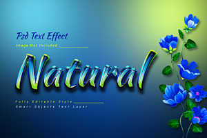 Natural Psd Text Style Effect