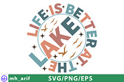 Life is Better at the Lake SVG PNG, a Graphic by mh_arif (Thumbnail 2 of 4)