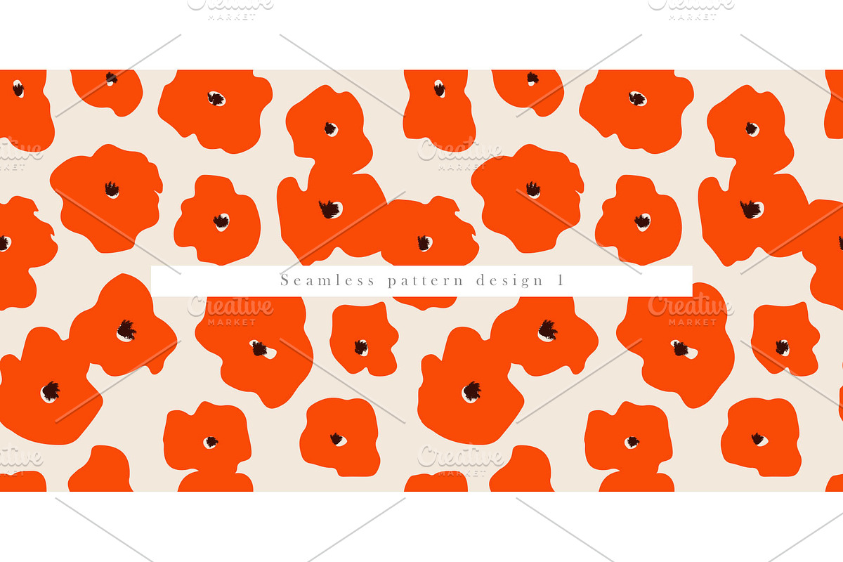 Poppy Flowers, a Pattern Graphic by Nadezda (Photo 2 of 3)