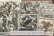 Vintage Mythical Creatures Clipart, a Person Illustration by Secret Helper (Thumbnail 3 of 10)