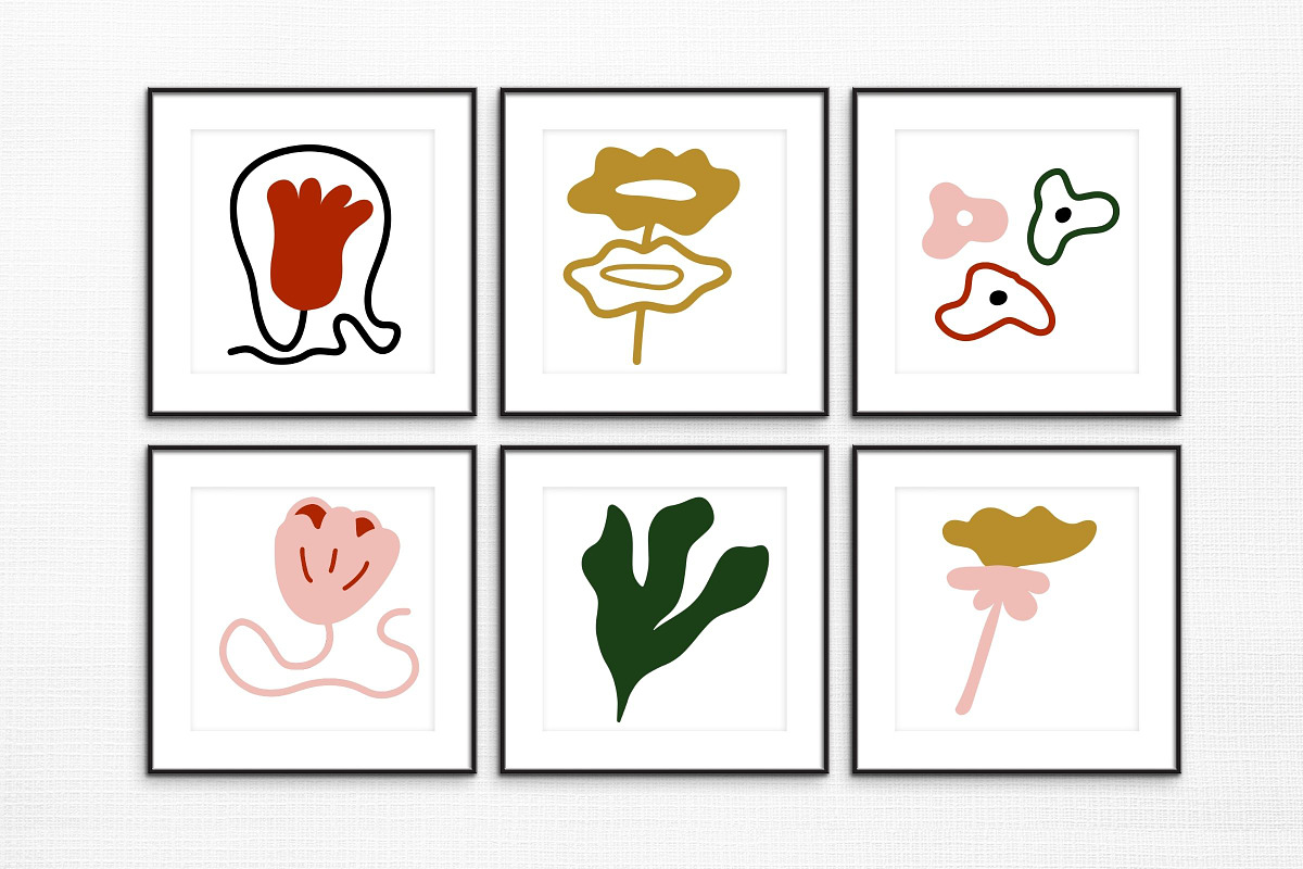 52+ Unique Botanical Flower Set, a Decorative Illustration by The Journey Atelier (Photo 5 of 10)