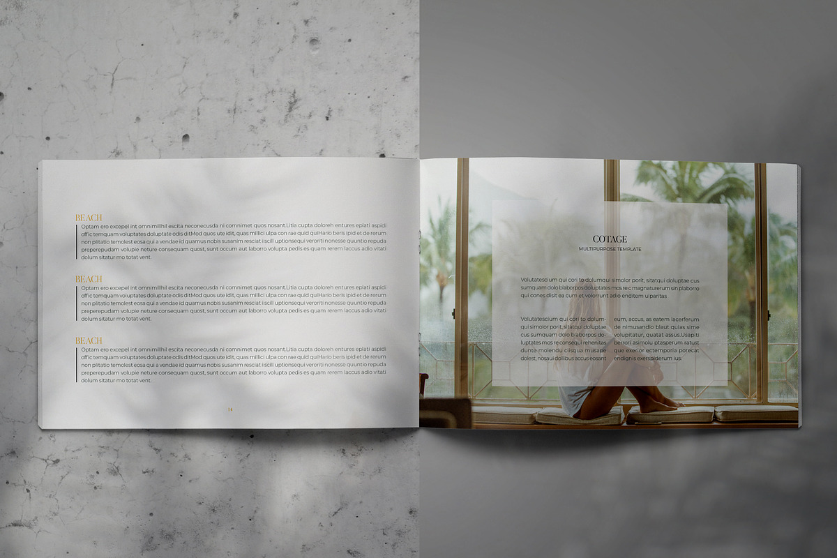 BEACH - Brochure Lookbook Template, a Brochure Template by Indotitas (Photo 8 of 9)