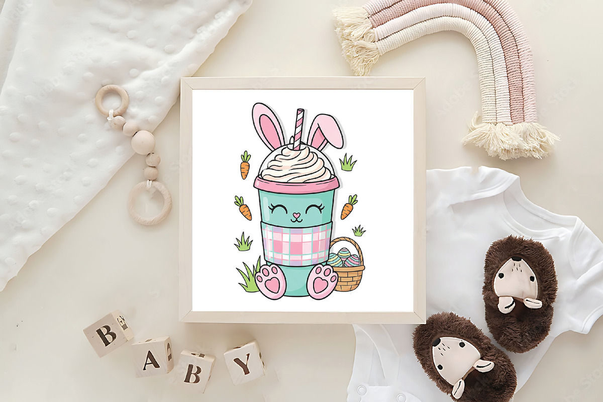 Easter Coffee Cups PNG, an Illustration by CraftArtStudio (Photo 4 of 4)
