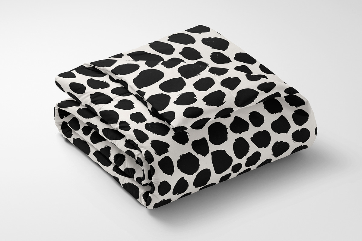 Black Brush Dots, a Pattern Graphic by MalyskaStudio (Photo 2 of 9)