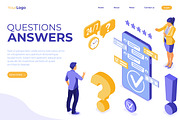 Isometric Online Customer Support, a Person Illustration by TAlex (Thumbnail 2 of 6)