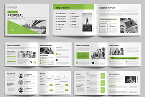 Project Proposal Design, a Brochure Template by MightyDesign