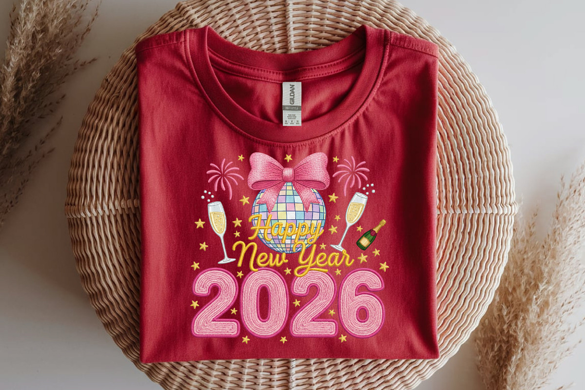 Faux Yarn Happy New Year 2026 PNG, an Illustration by SinaCreation (Photo 2 of 11)
