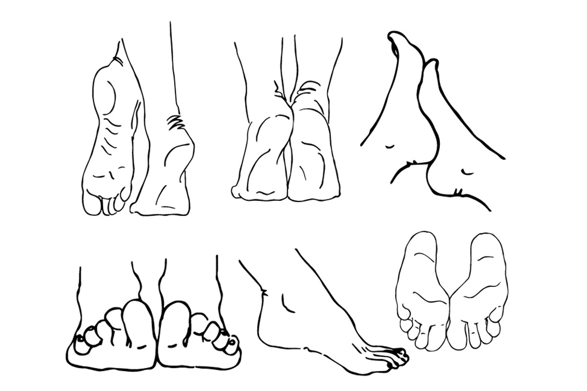 Hand-drawn Feet Sketches, an Illustration by Mike Brennan Art & Design (Photo 5 of 5)