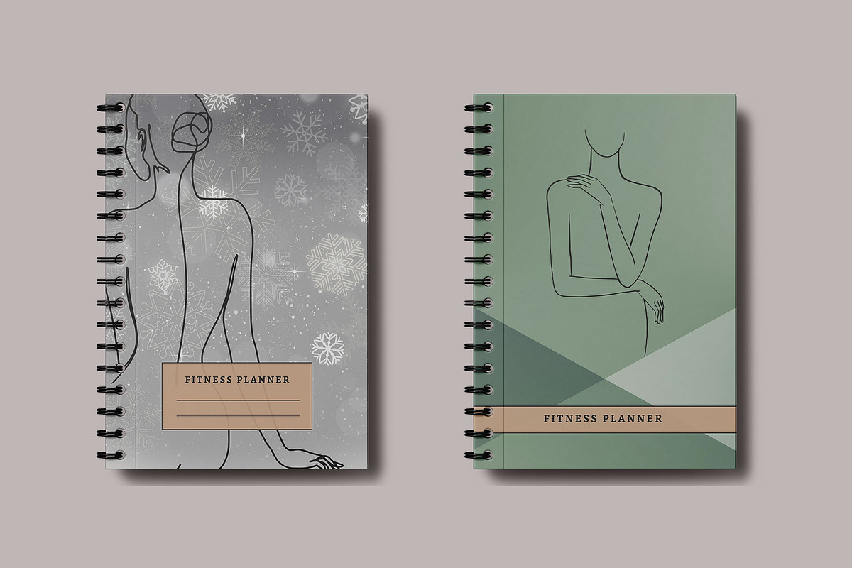Canva Fitness Planner Bundle Vol.33, a Stationery Template by Design Zone