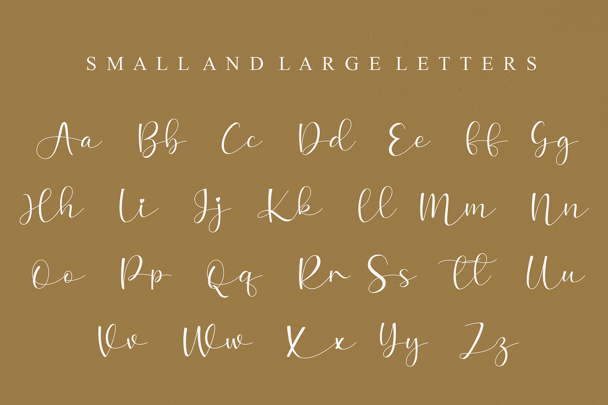 Amellia Bellania | handwritten font, a Script Font by Scratchones (Photo 8 of 10)