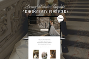 Wedding Photography Canva Portfolio, a Landing Page Template by GlamWebDesigns (Thumbnail 1 of 8)