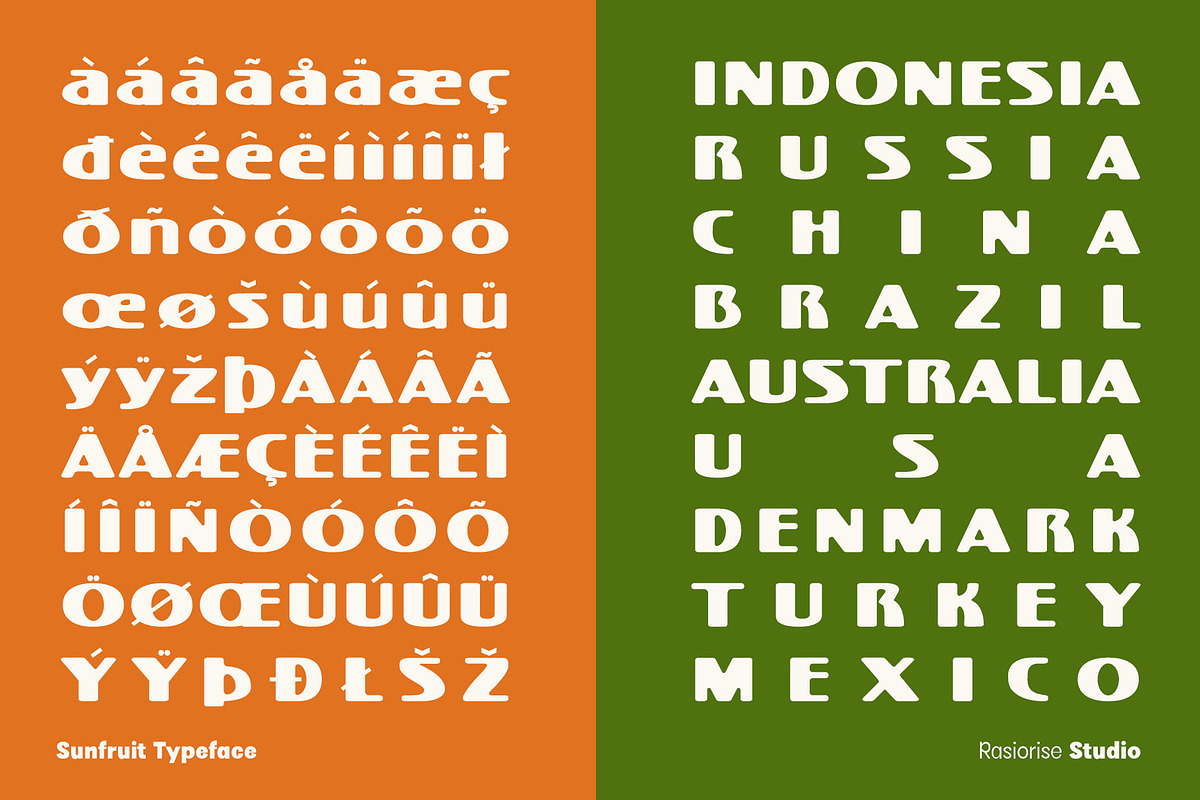 Sunfruit Font, a Sans Serif Font by Rasiorise Studio (Photo 9 of 10)