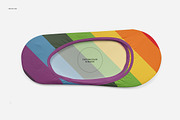 No show Socks Mockup Set, a Product Mockup by creatsy4 (Thumbnail 5 of 8)