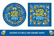Oktoberfest Festival Designs Set, a Food Illustration by Vector beauty (Thumbnail 3 of 3)