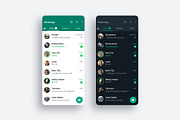WhatsApp Template PSD Mockup, a Social Media Template by Dilshod Sobirov (Thumbnail 2 of 10)