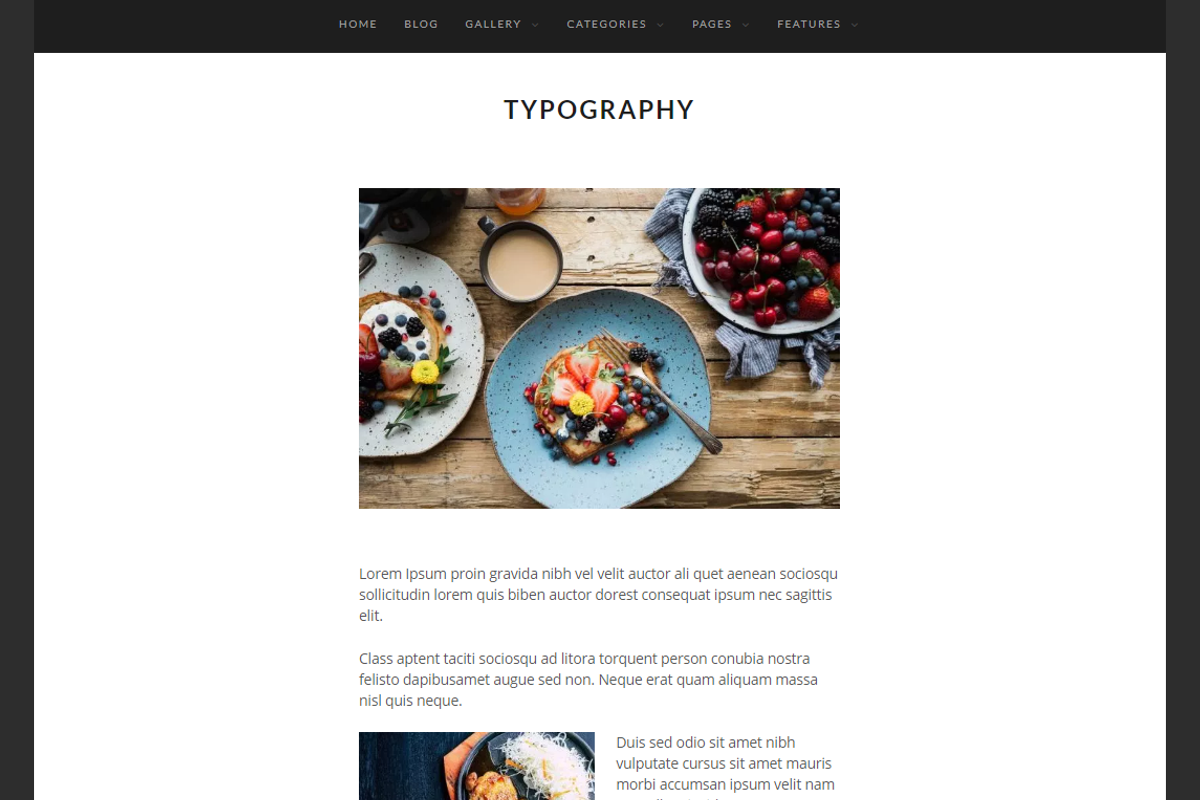 Coffee Shop - Pastry  WP Theme, a WordPress Template by Excellent Dynamics (Photo 3 of 3)