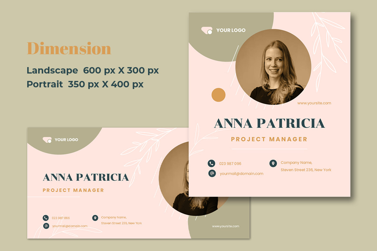Project Manager Email Signature, an Email Template by Rahardi Creative