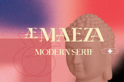 AE Maeza-Modern Serif, a Serif Font by Portion.Labs (Thumbnail 1 of 10)