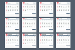 2022 Calendar And Planner