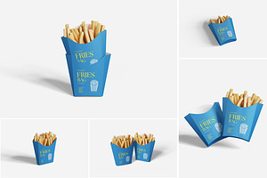 Fries Bag Mockup, a Product Mockup by Indah