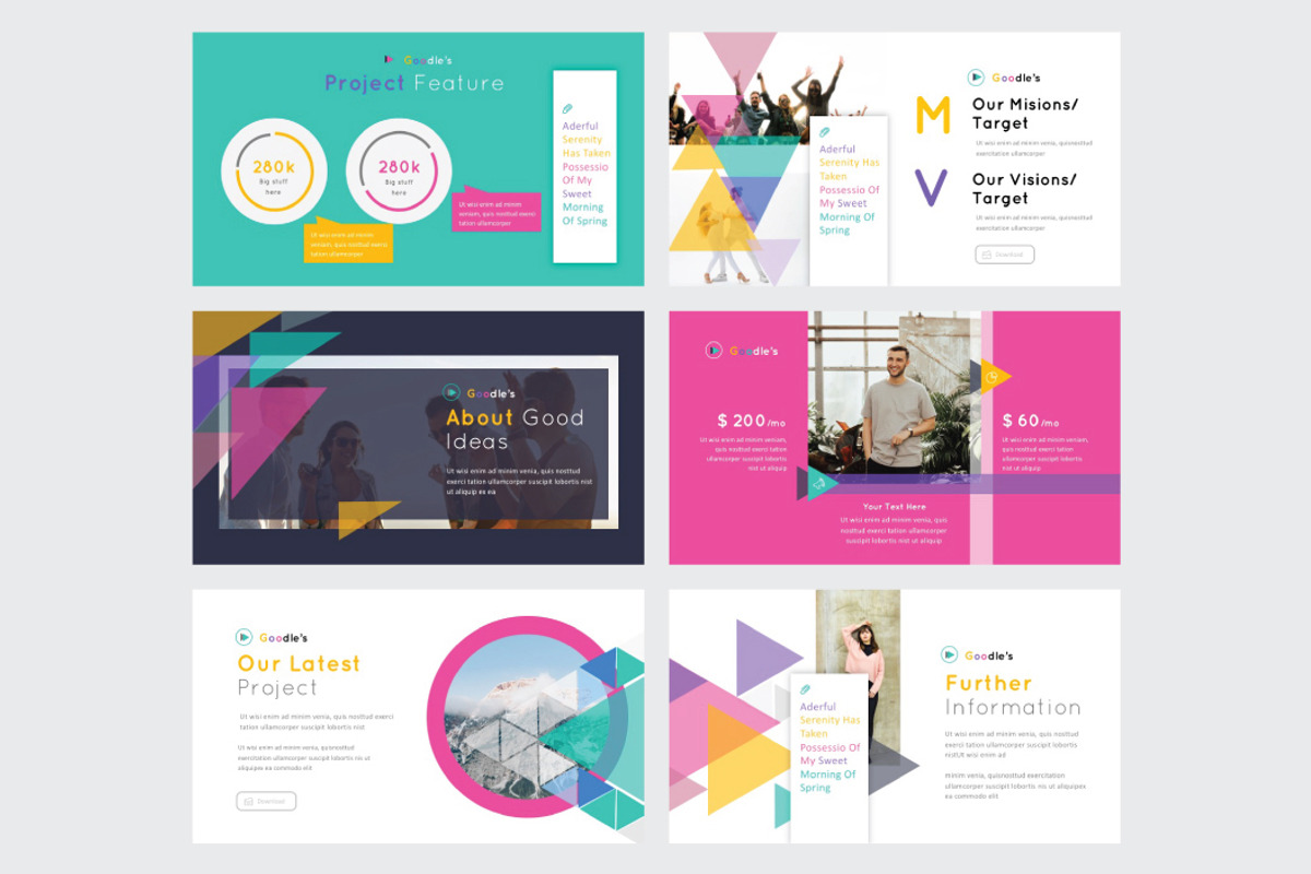 GOODLE'S - Powerpoint Template, a Presentation Template by Shafura