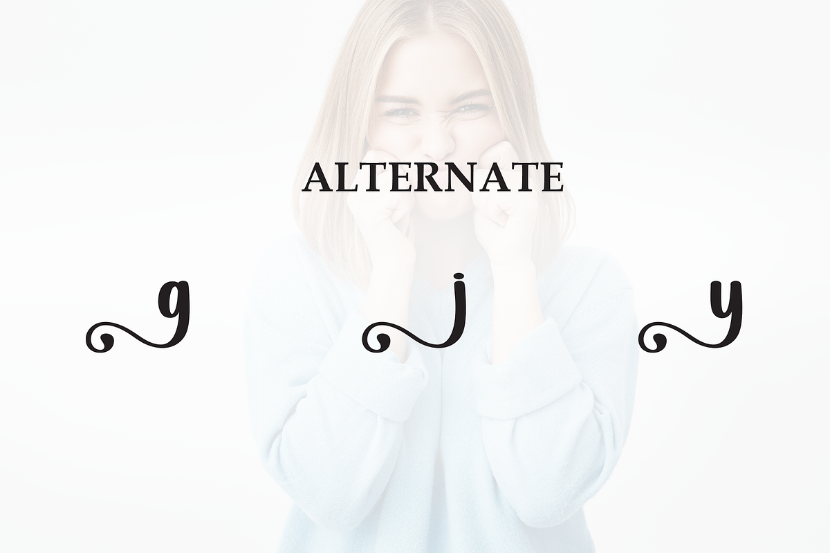 Chubby | Script Font, a Handwritten Font by Scratchones (Photo 8 of 9)