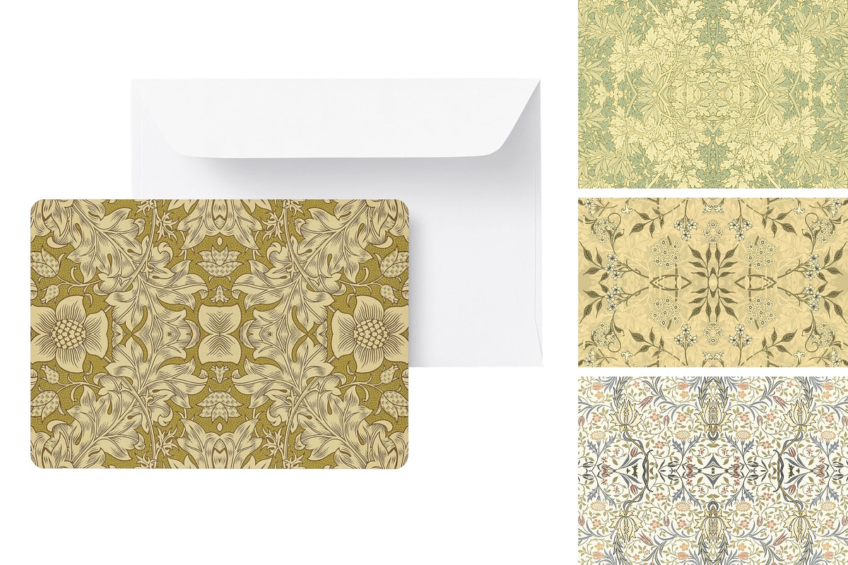 William Morris Seamless Pattern 16, a Pattern Graphic by ARTOZEN DIGITAL (Photo 5 of 16)