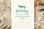 Monserga, a Handwritten Font by nongnuchpolyiam1 (Thumbnail 2 of 8)