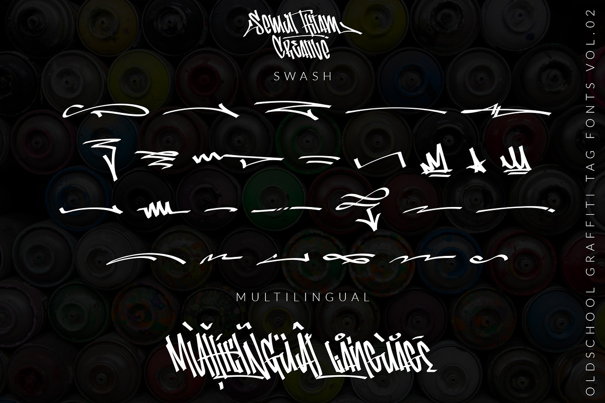 Street Wars - Graffiti Fonts, a Blackletter Font by SemutHitam Creative (Photo 12 of 13)