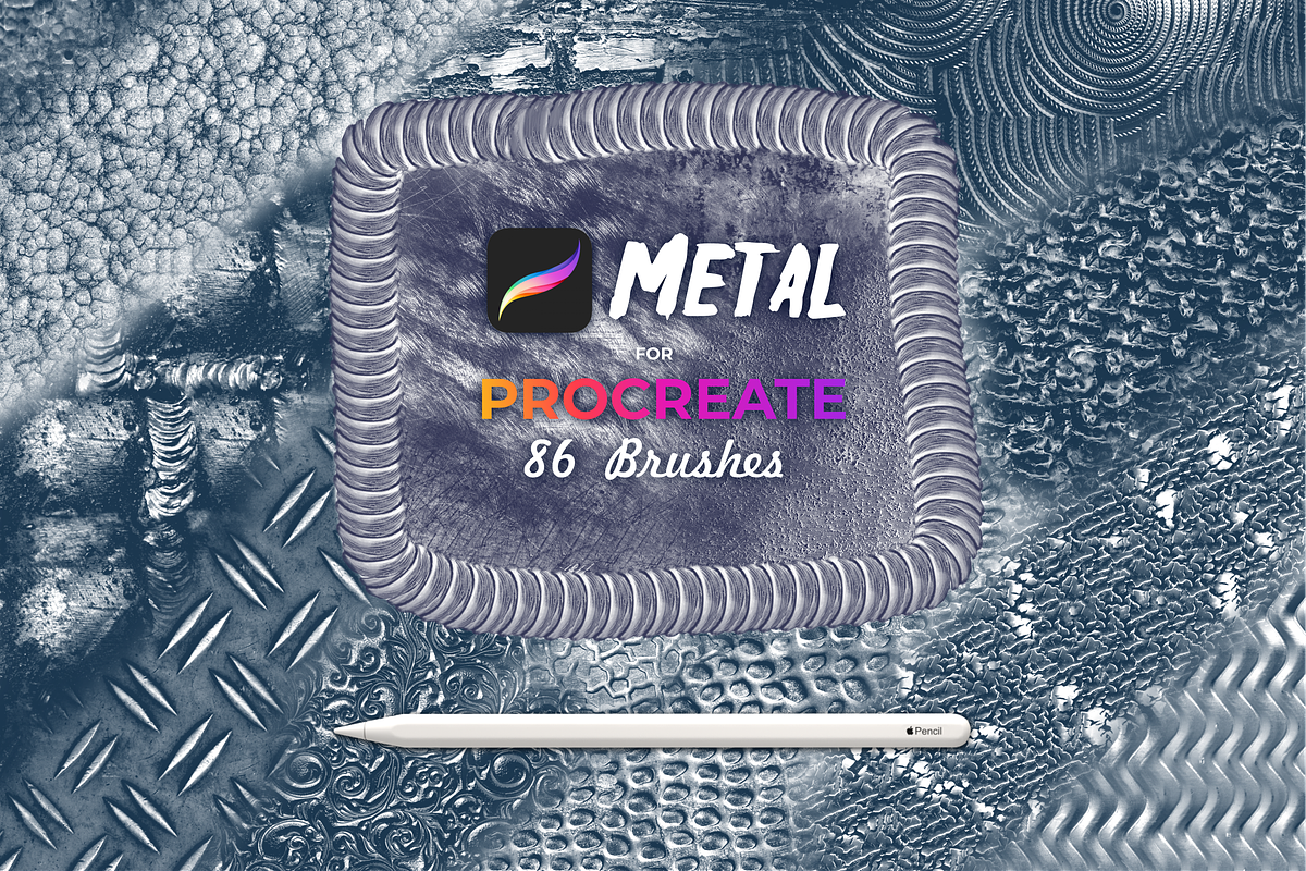 Metal brushes for Procreate, a Brush Add-On by Graphics Resources (Photo 14 of 15)