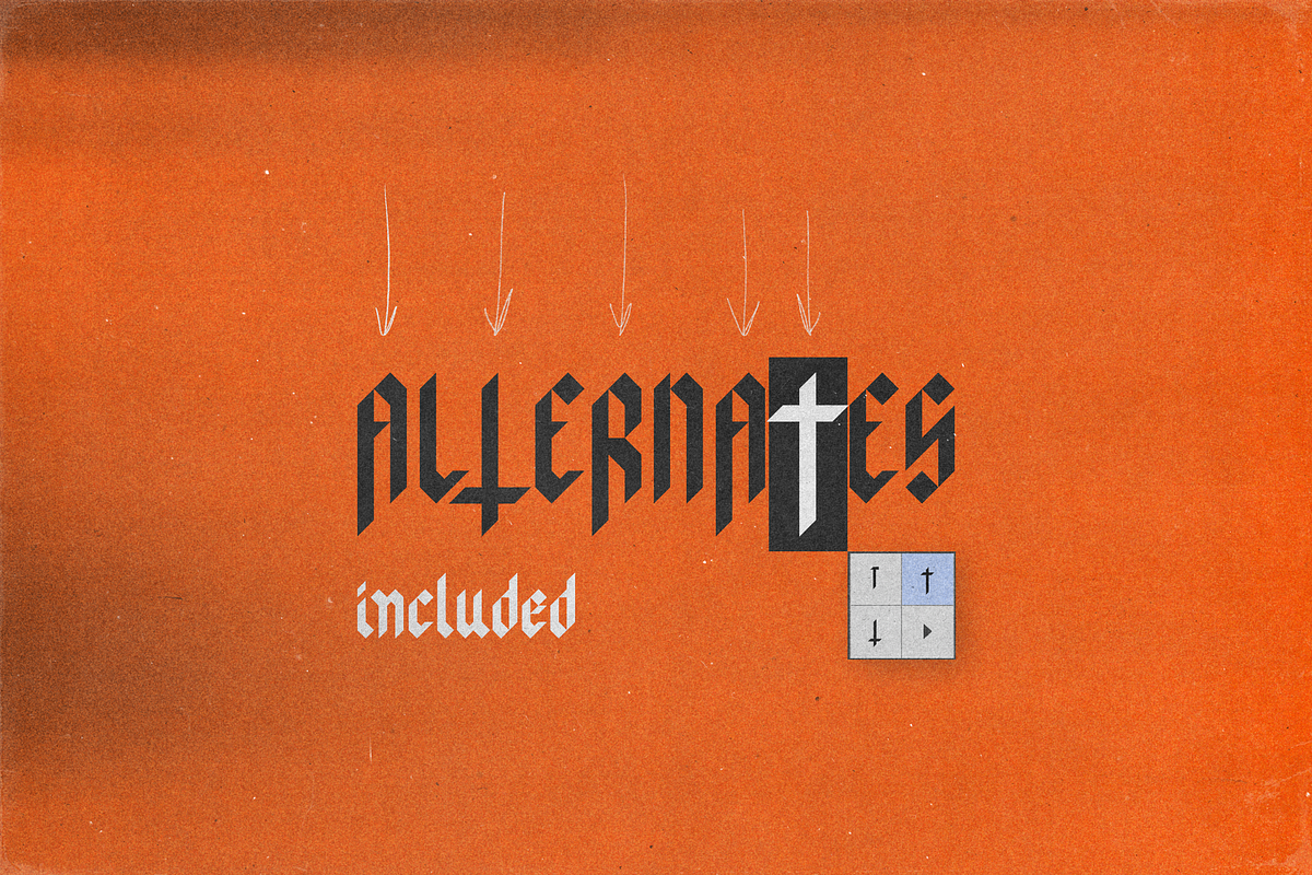 Blackleather – Display Typeface, a Blackletter Font by Clint English (Photo 5 of 6)
