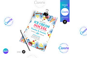 Ice Cream Social Flyer, a Flyer Template by Aam360 (Thumbnail 2 of 3)