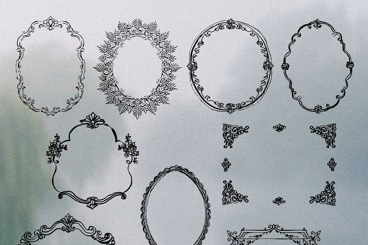 Poetcore: Ink Illustrations & Frames, a Decorative Illustration by divanovskaya_nv (Photo 22 of 23)