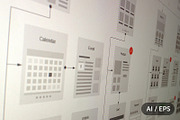 Website Flowcharts and Site Maps AI, a Mockup by UX Kits (Thumbnail 1 of 4)