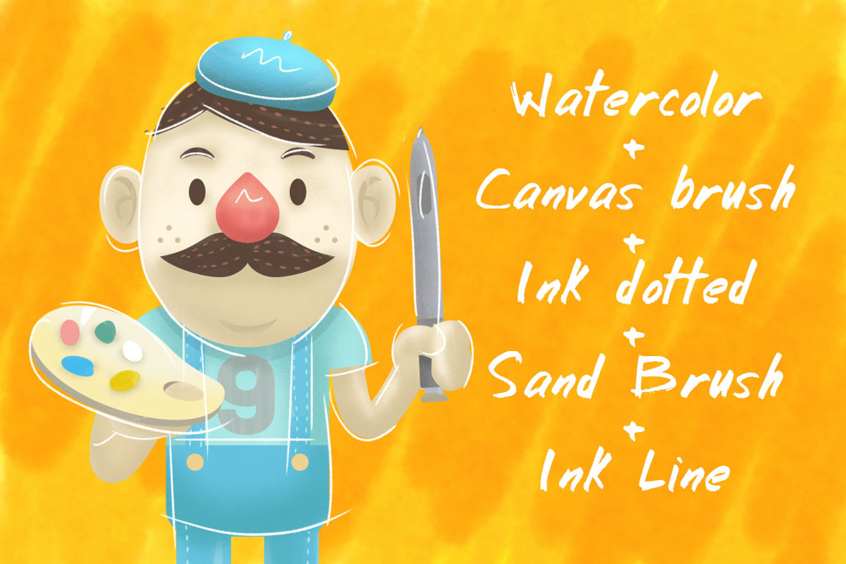OVJECT Basic Brushes : Stylus Only, a Brush Add-On by OVJECT (Photo 7 of 7)