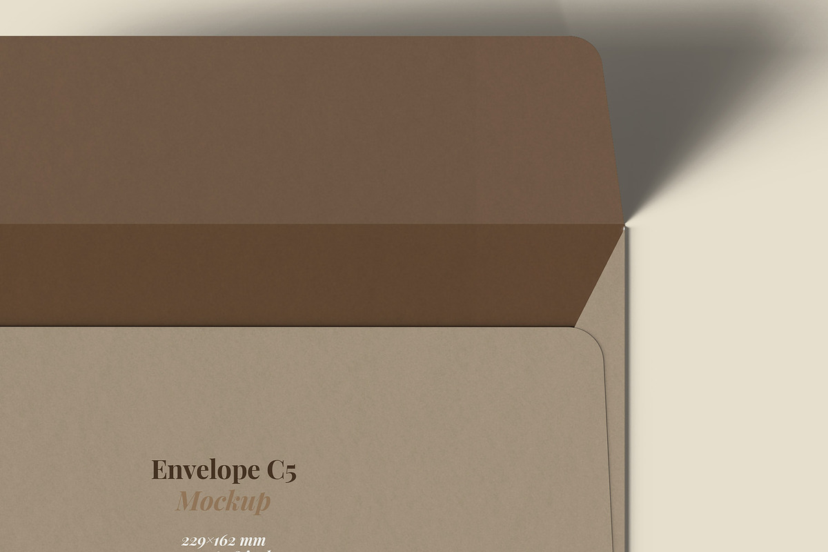 Envelope C5 Mockup - 12 Views, a Packaging Mockup by Illusiongraphic (Photo 24 of 26)