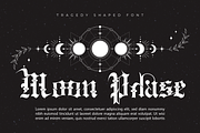 Tragedy Shaped | Blackletter Font, a Blackletter Font by 177Studio (Thumbnail 5 of 8)