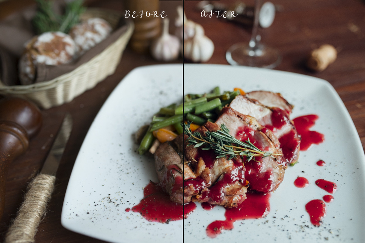 10 Food presets for lightroom preview 2