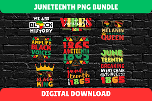 Juneteenth PNG Sublimation Bundle, an Illustration by The WYLD Tribe