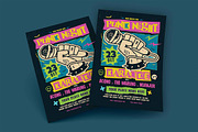Punk Night Karaoke Flyer, a Flyer Template by megarez (Thumbnail 2 of 3)